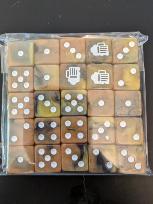 Baron of Dice: "Beer Mug" 25x16mm Square Corner Dice Dice & Gaming Accessories Baron of Dice