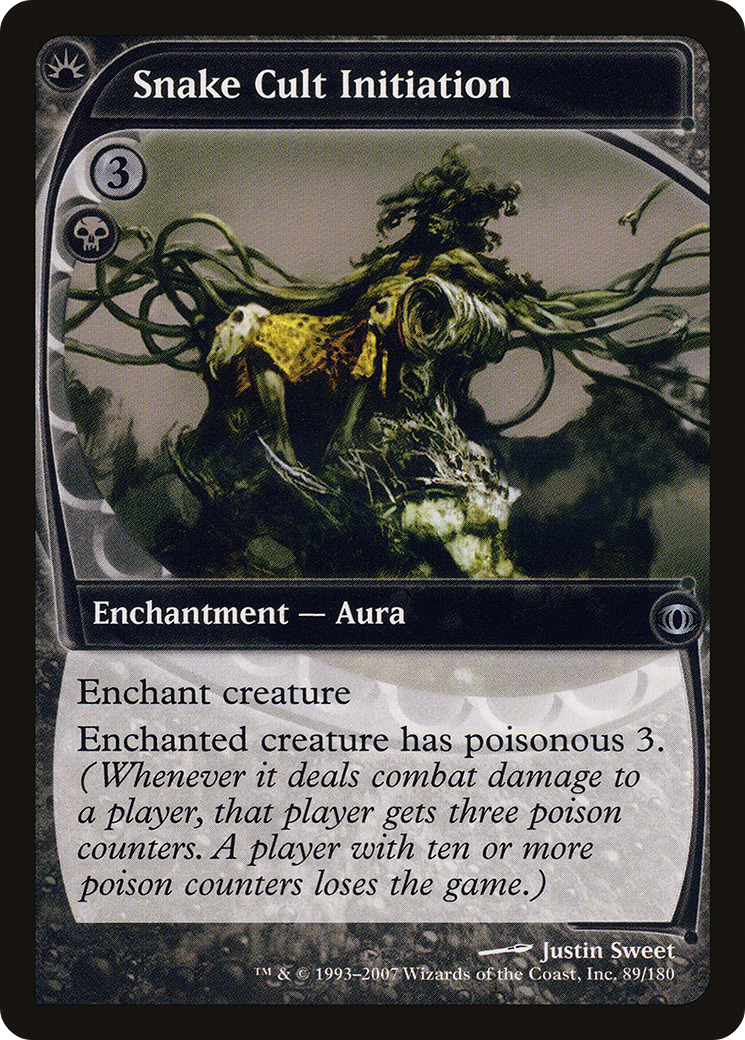 Snake Cult Initiation (FUT-089) [Future Sight] Foil MTG Single Wizards of the Coast