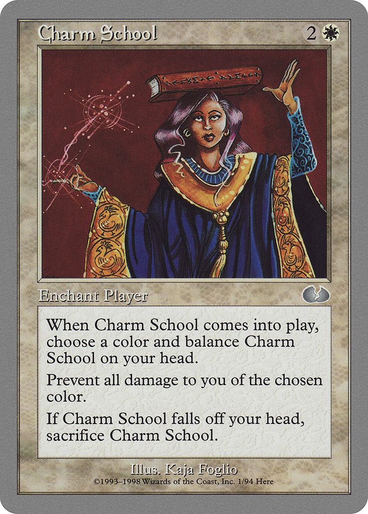 Charm School (UGL-001) [Unglued] MTG Single Wizards of the Coast