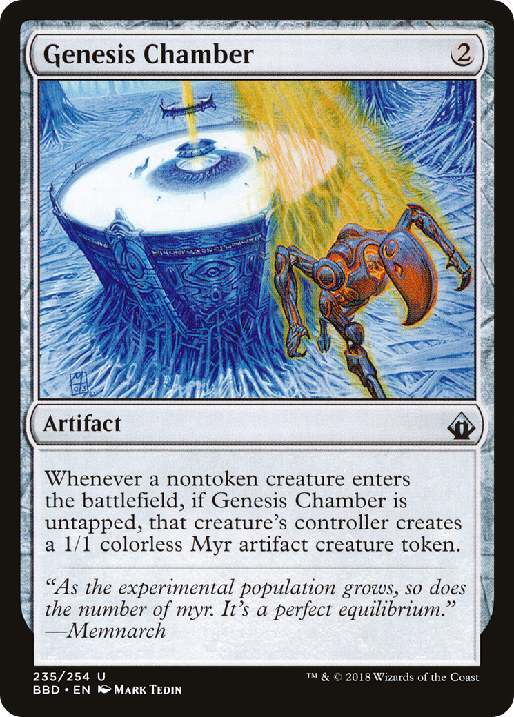 Genesis Chamber (BBD-235) [Battlebond] MTG Single Wizards of the Coast