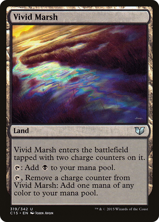 Vivid Marsh (C15-319) [Commander 2015] MTG Single Wizards of the Coast