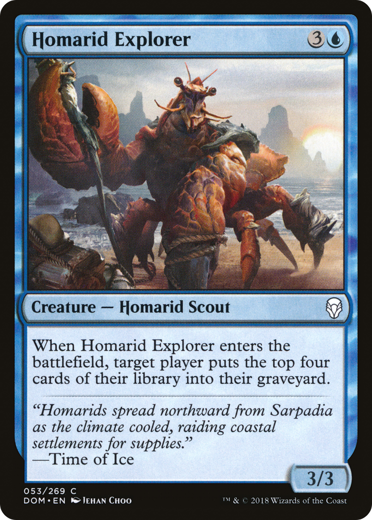 Homarid Explorer (DOM-053) [Dominaria] MTG Single Wizards of the Coast