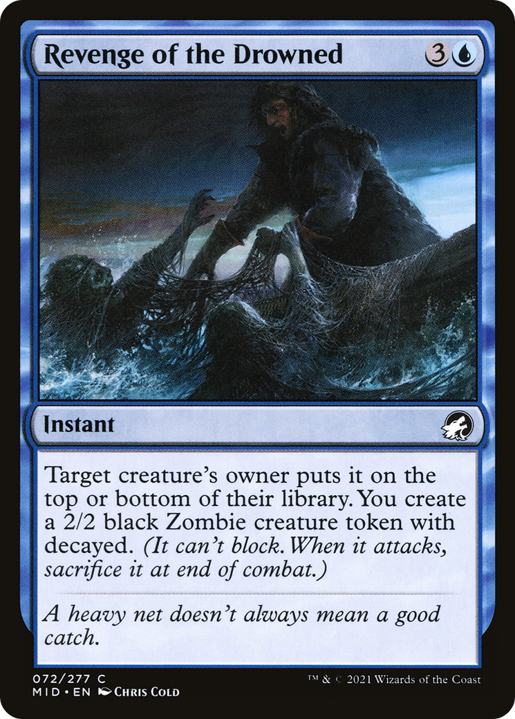 Revenge of the Drowned (MID-072) [Innistrad: Midnight Hunt] MTG Single Wizards of the Coast