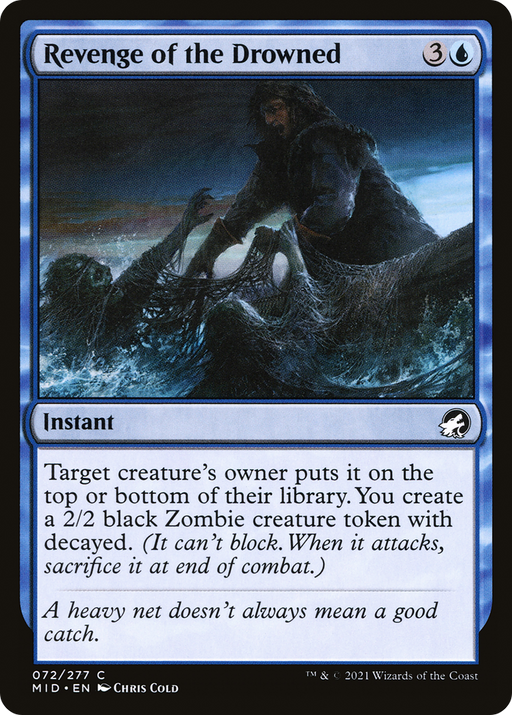 Revenge of the Drowned (MID-072) [Innistrad: Midnight Hunt] MTG Single Wizards of the Coast