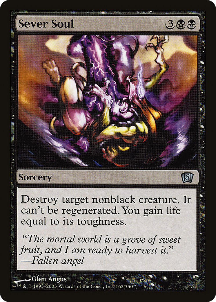 Sever Soul (8ED-162) [8th Edition] Foil MTG Single Wizards of the Coast