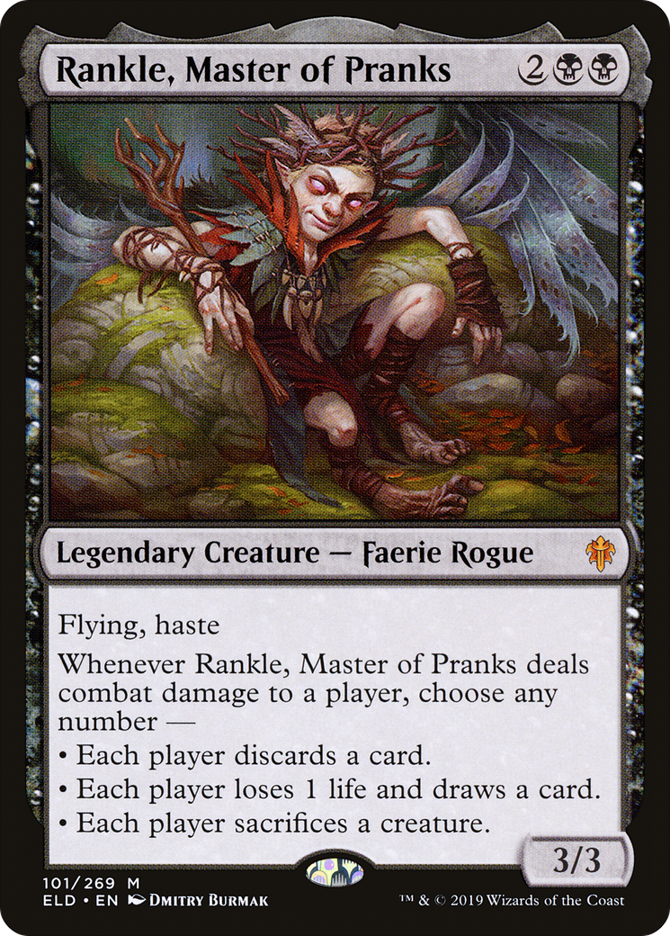 Rankle, Master of Pranks (ELD-101) [Throne of Eldraine] Foil MTG Single Wizards of the Coast