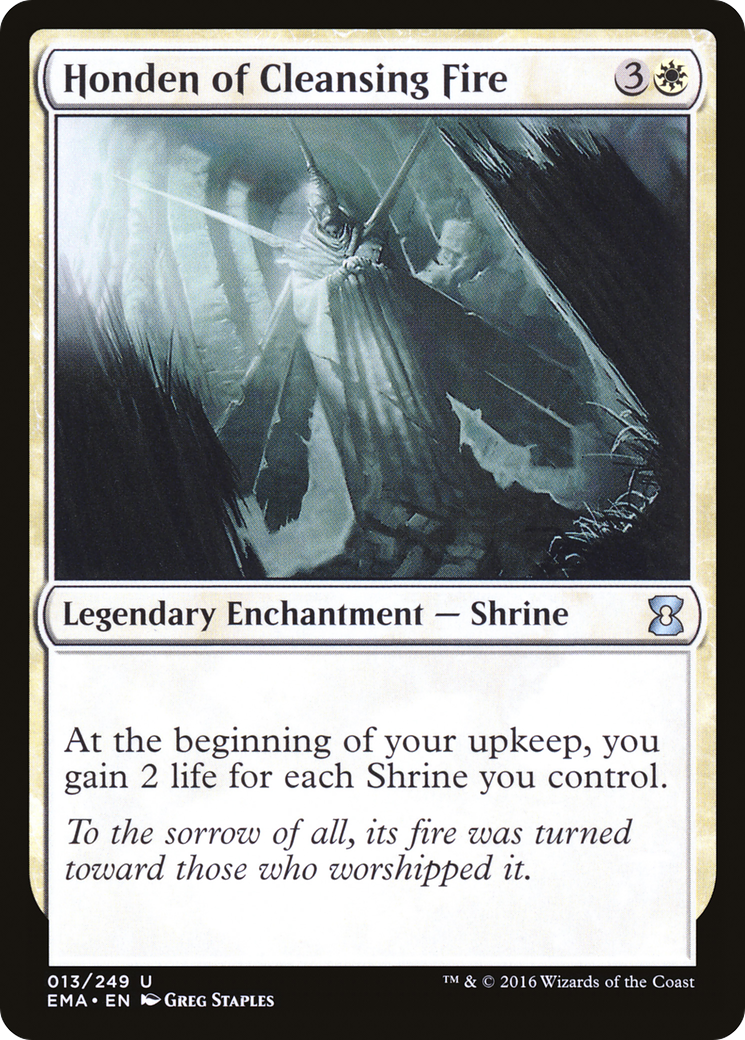 Honden of Cleansing Fire (EMA-013) [Eternal Masters] MTG Single Wizards of the Coast