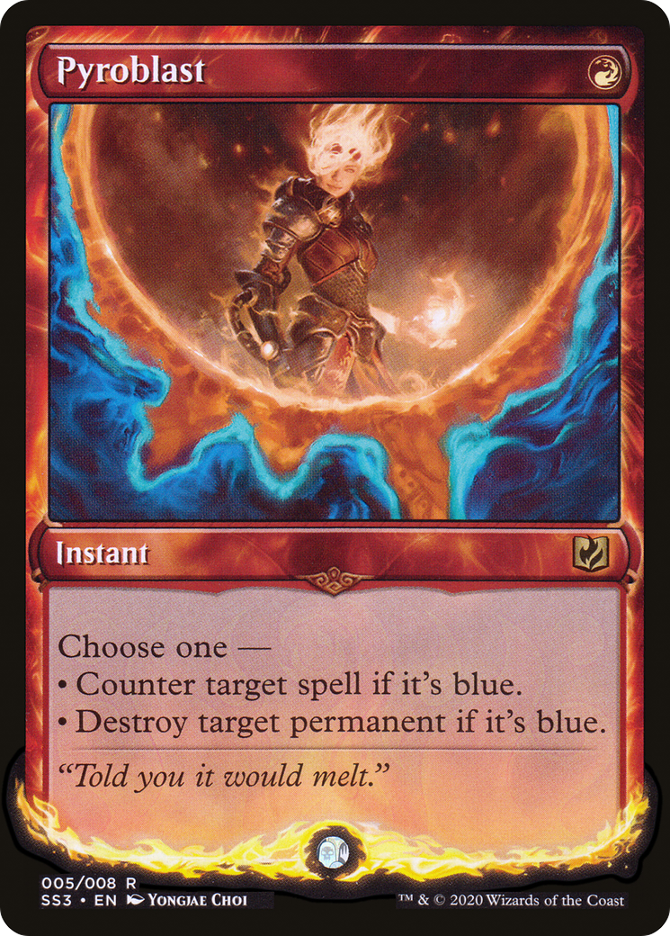 Pyroblast (SS3-005) [Misc] Signature Spellbook: Chandra Foil MTG Single Wizards of the Coast