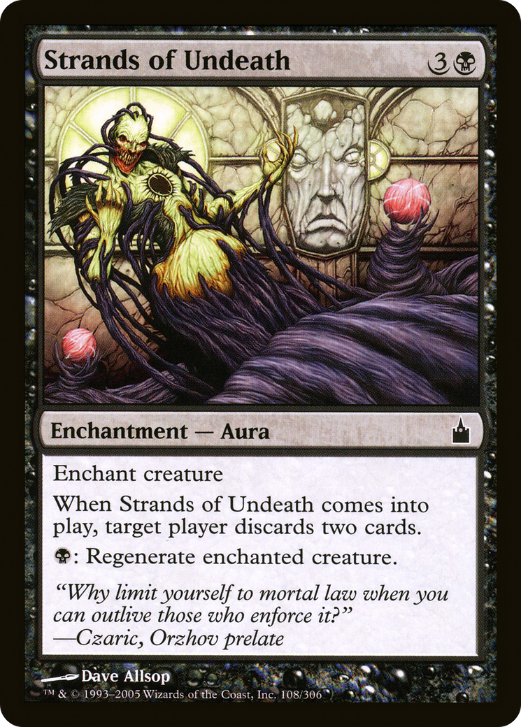Strands of Undeath (RAV-108) [Ravnica: City of Guilds] MTG Single Wizards of the Coast