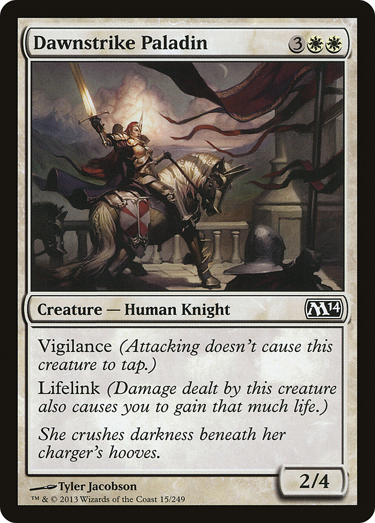 Dawnstrike Paladin (M14-015) [Magic 2014] Foil MTG Single Wizards of the Coast