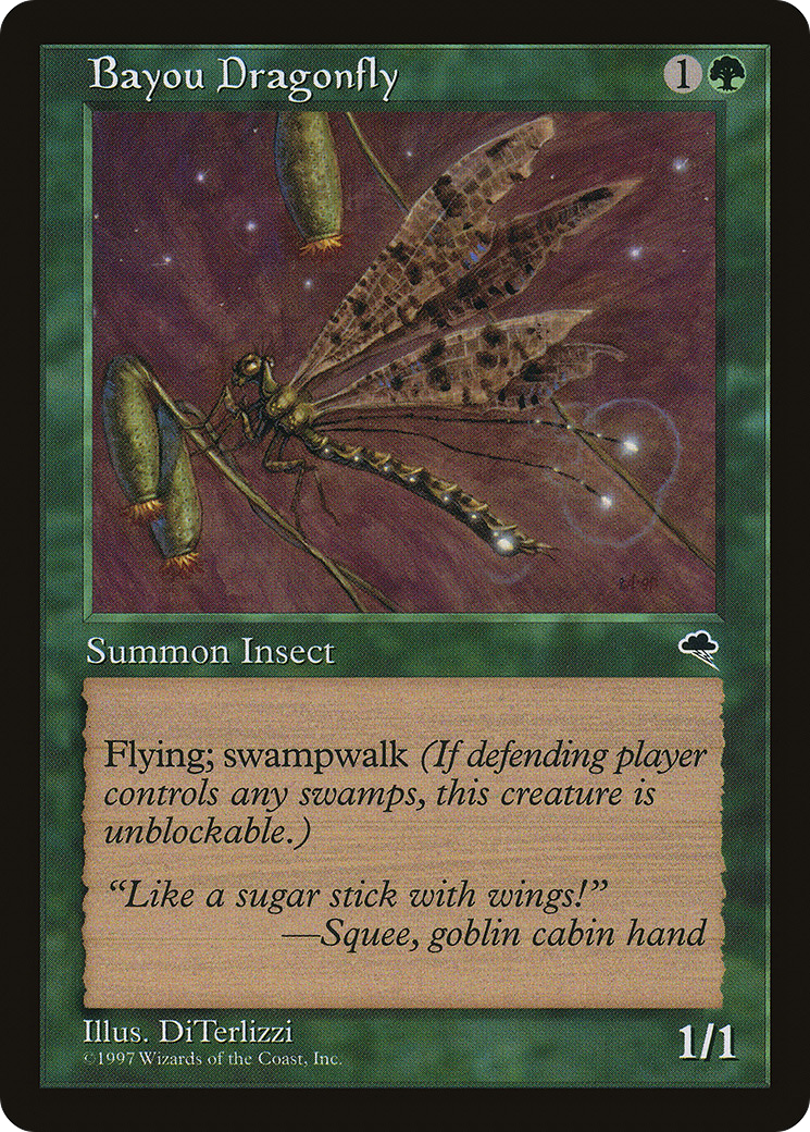 Bayou Dragonfly (TMP-215) [Tempest] MTG Single Wizards of the Coast