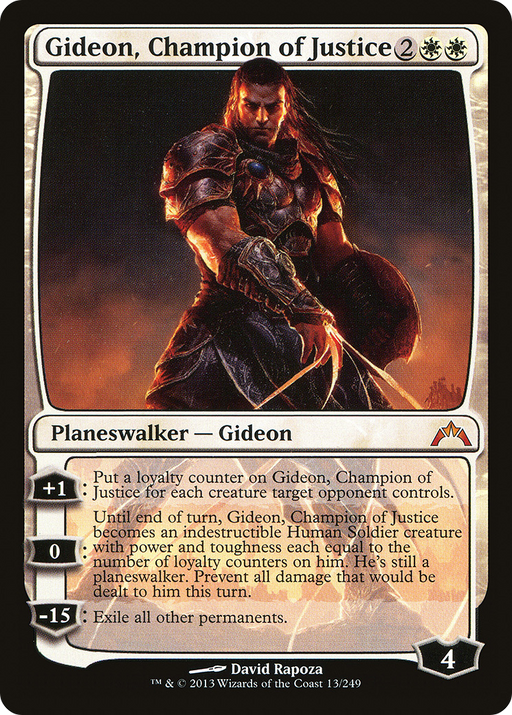 Gideon, Champion of Justice (GTC-013) [Gatecrash] Foil MTG Single Wizards of the Coast
