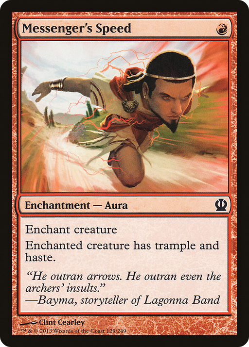 Messenger's Speed (THS-129) [Theros] Foil MTG Single Wizards of the Coast