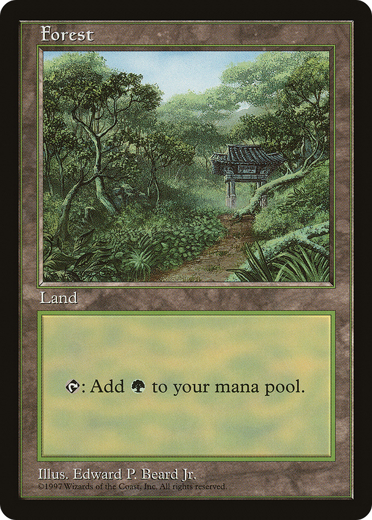 Forest - Clear Pack (Beard, Jr.) (APAC-) [Misc] Asia Pacific Land Program MTG Single Wizards of the Coast