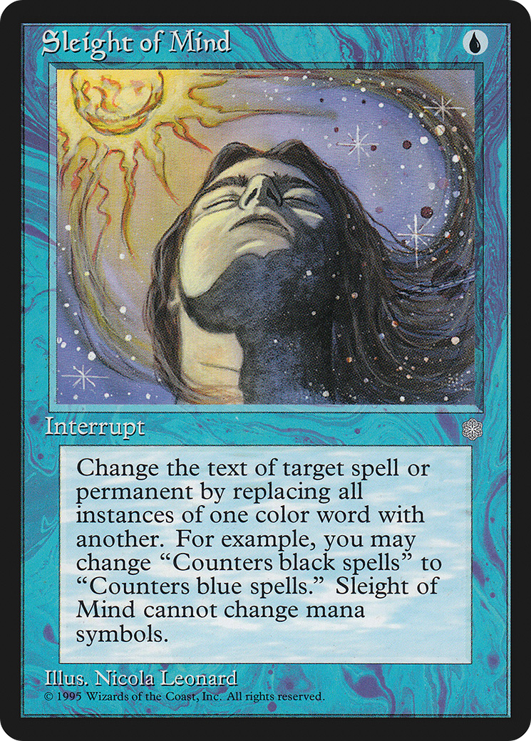 Sleight of Mind (ICE-) [Ice Age] MTG Single Wizards of the Coast
