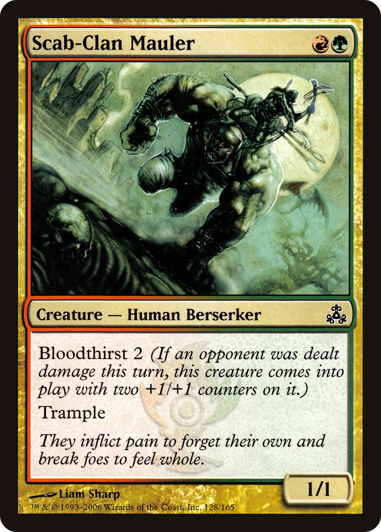 Scab-Clan Mauler (GPT-128) [Guildpact] Foil MTG Single Wizards of the Coast