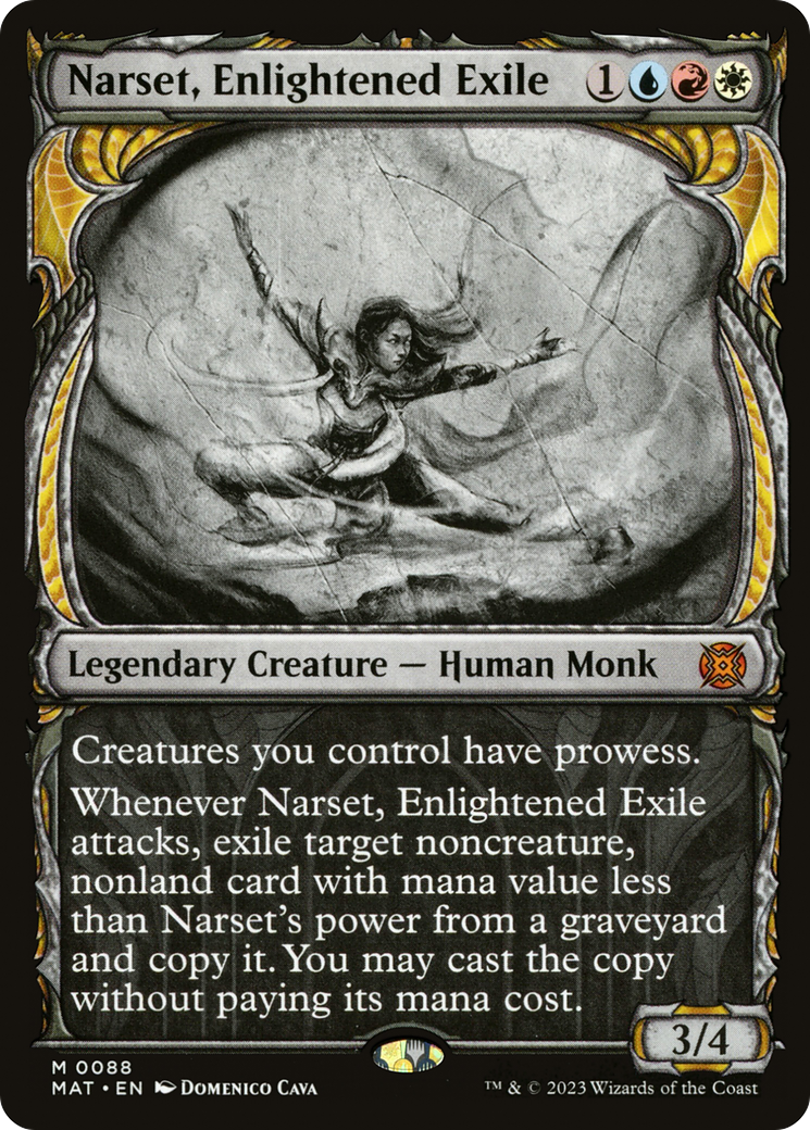 Narset, Enlightened Exile (MAT-088) [March of the Machine: The Aftermath] (Showcase) MTG Single Wizards of the Coast