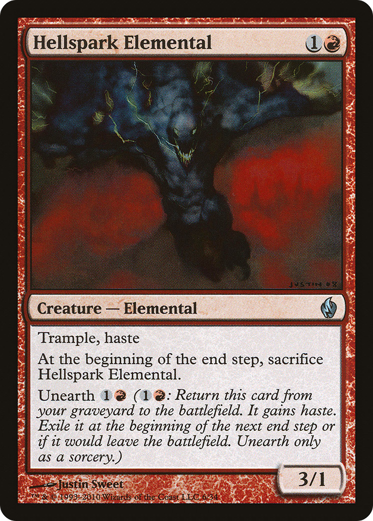 Hellspark Elemental (PD2-006) [Misc] Premium Deck Series: Fire and Lightning Foil MTG Single Wizards of the Coast