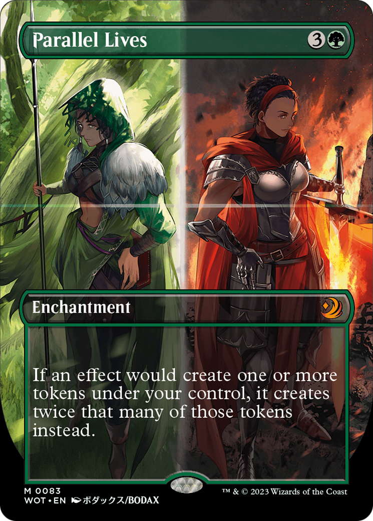 Parallel Lives (Anime Borderless) (WOT-083) [Wilds of Eldraine: Enchanting Tales] (Borderless) Foil MTG Single Wizards of the Coast