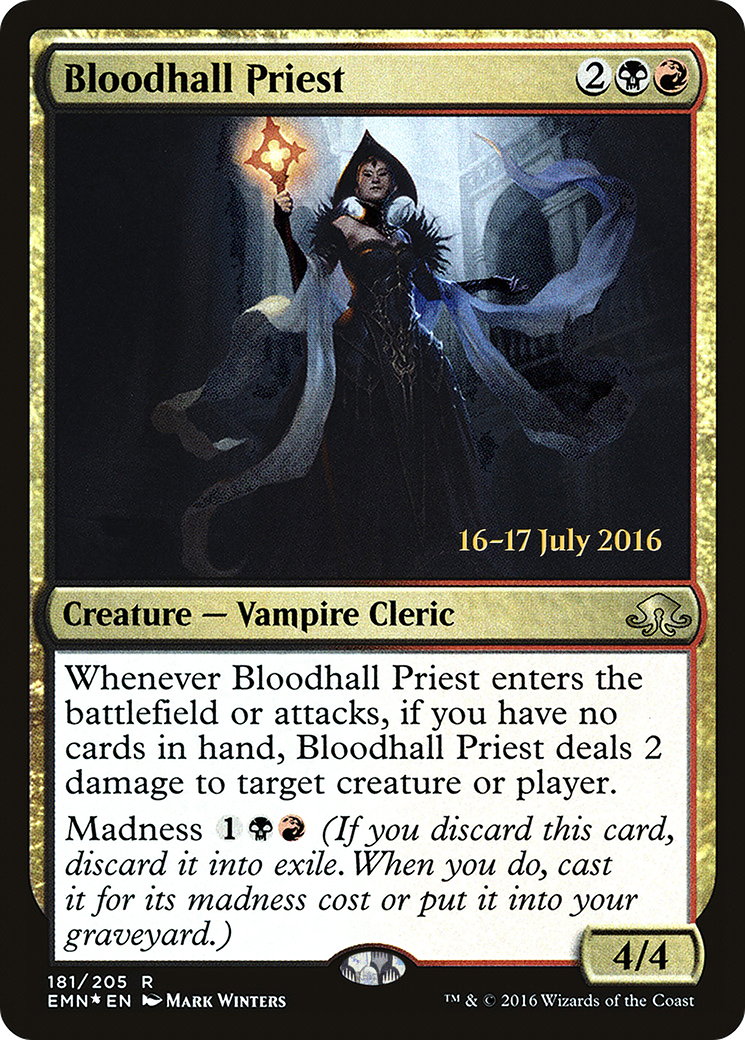 Bloodhall Priest (PRE-181) [Eldritch Moon Promos] Foil MTG Single Wizards of the Coast