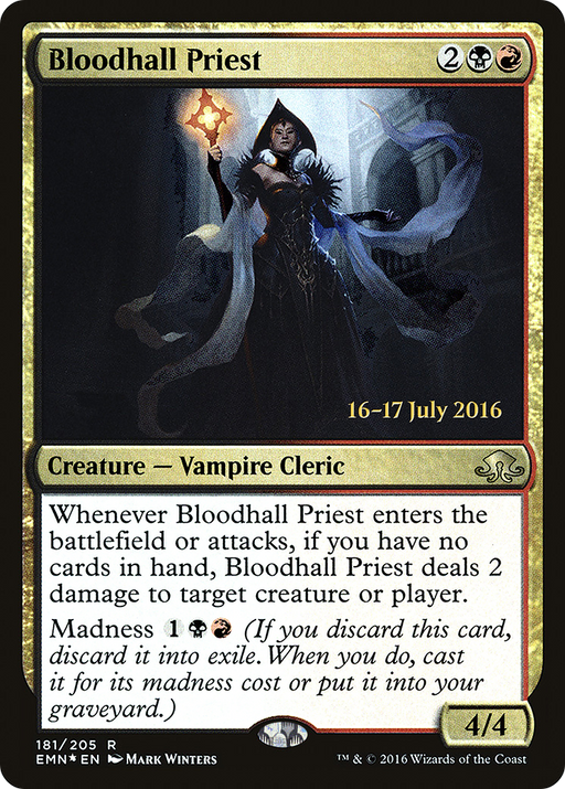 Bloodhall Priest (PRE-181) [Eldritch Moon Promos] Foil MTG Single Wizards of the Coast