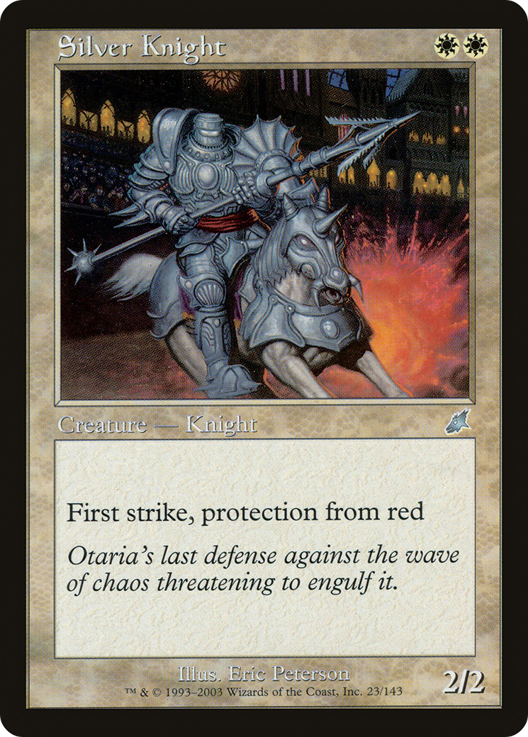 Silver Knight (SCG-023) [Scourge] MTG Single Wizards of the Coast