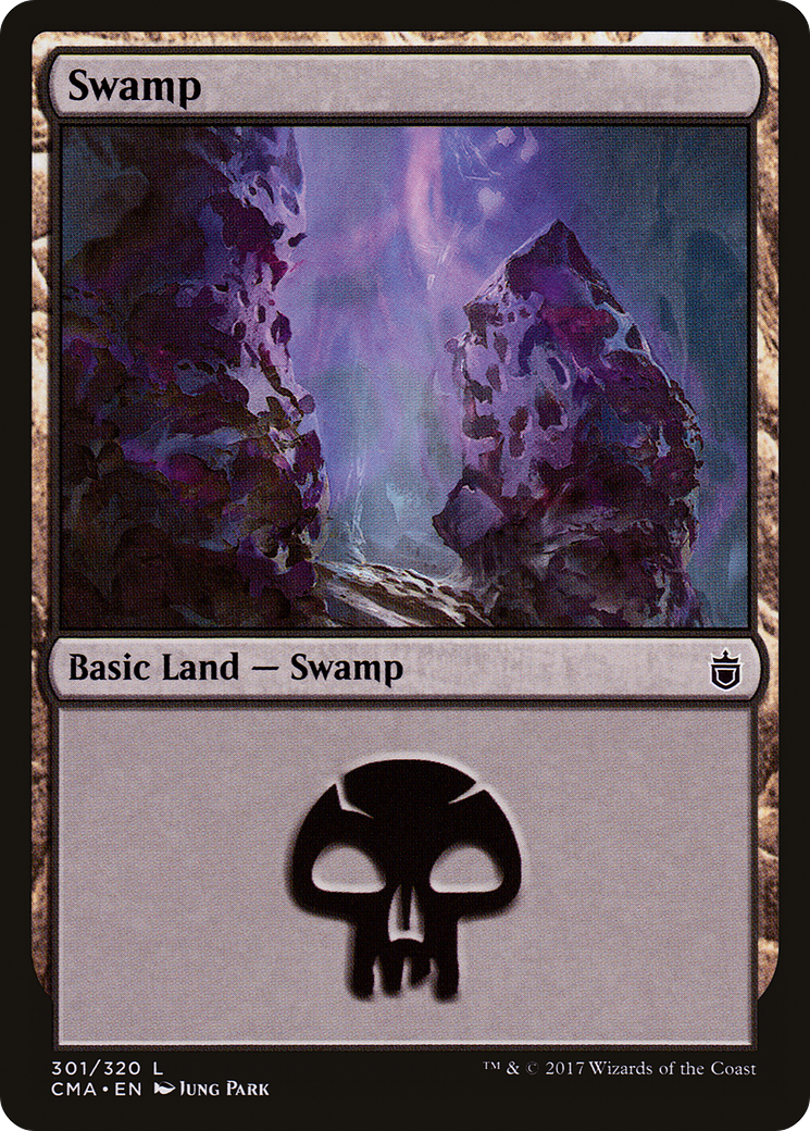 Swamp (301) (CMA-301) [Commander Anthology] MTG Single Wizards of the Coast