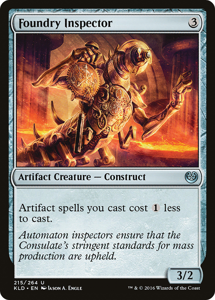 Foundry Inspector (KLD-215) [Kaladesh] MTG Single Wizards of the Coast