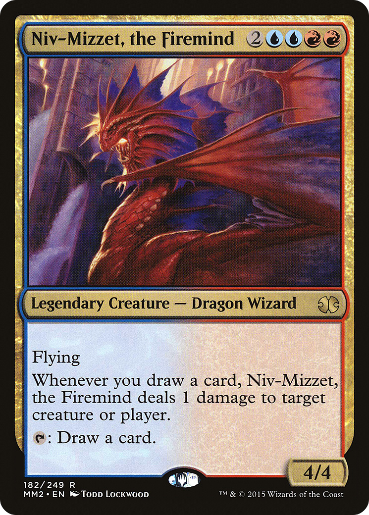 Niv-Mizzet, the Firemind (MM2-182) [Modern Masters 2015] Foil MTG Single Modern Masters 2015