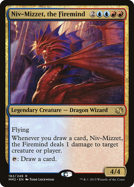Niv-Mizzet, the Firemind (MM2-182) [Modern Masters 2015] Foil MTG Single Modern Masters 2015