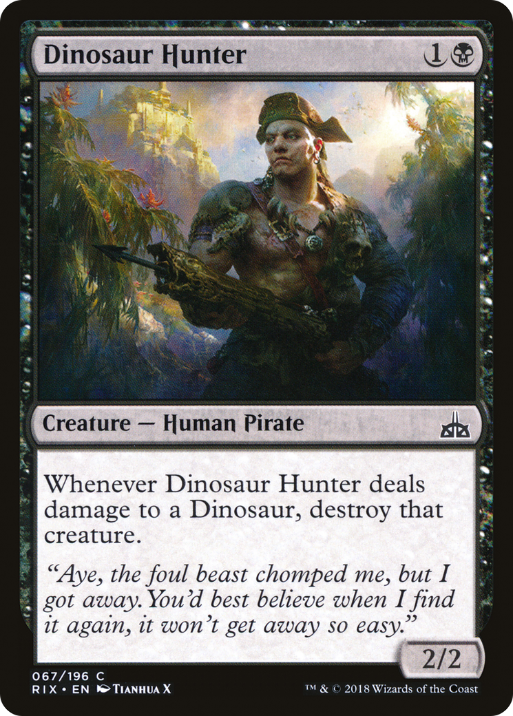 Dinosaur Hunter (RIX-067) [Rivals of Ixalan] Foil MTG Single Wizards of the Coast
