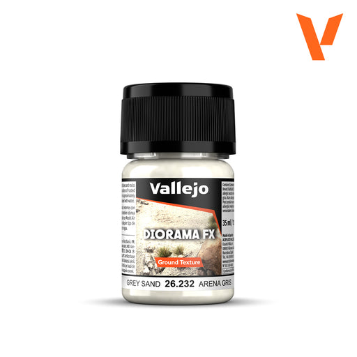 Vallejo: Diorama FX Ground Texture 26232 Grey Sand Basing Materials Vallejo