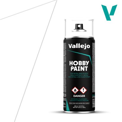 Vallejo: Aerosol 28010 White Primer Model Paints Vallejo