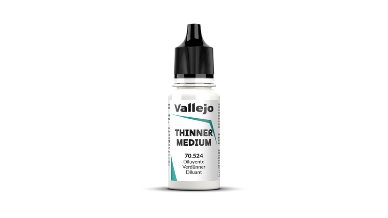 Vallejo: 70524 Thinner Medium Model Paints Vallejo