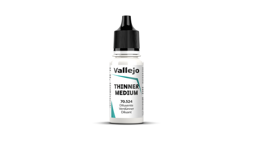 Vallejo: 70524 Thinner Medium Model Paints Vallejo