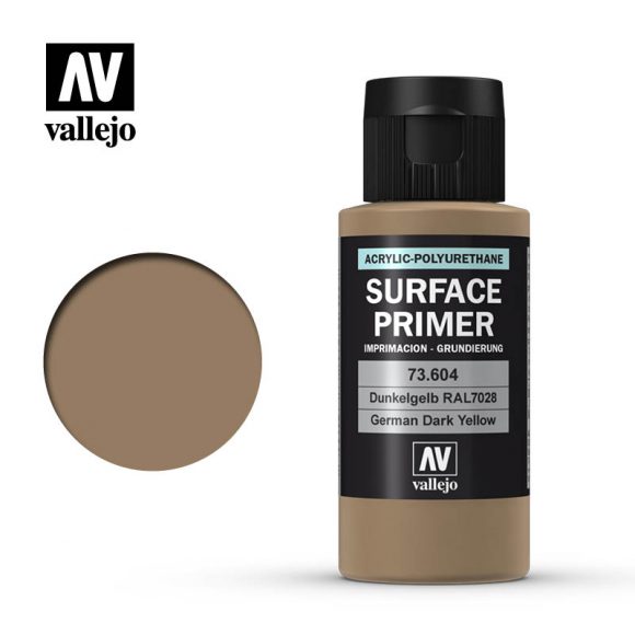 Vallejo: Surface Primer 73604 German Dark Yellow Model Paints Vallejo