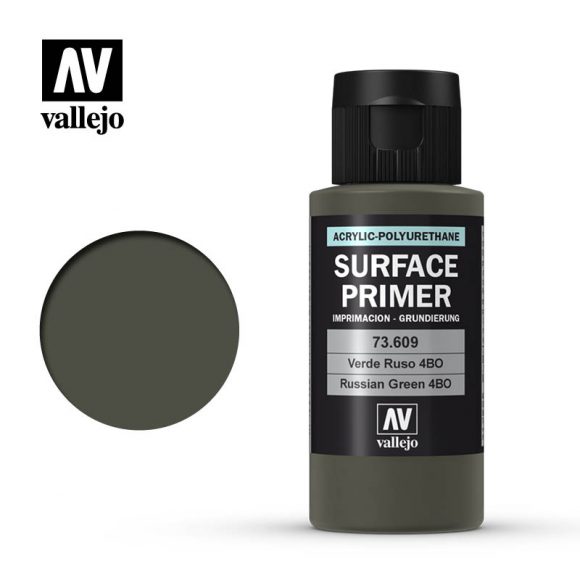 Vallejo: Surface Primer 73609 Russian Green Model Paints Vallejo