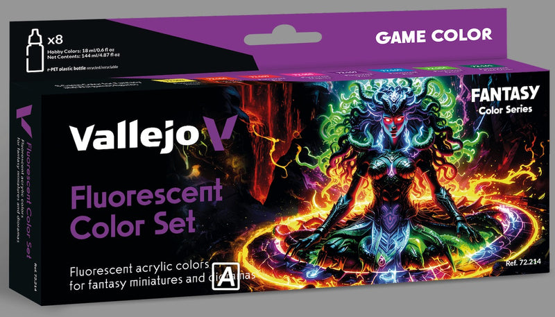Vallejo: Game Color 72214 Fluorescent Color Set