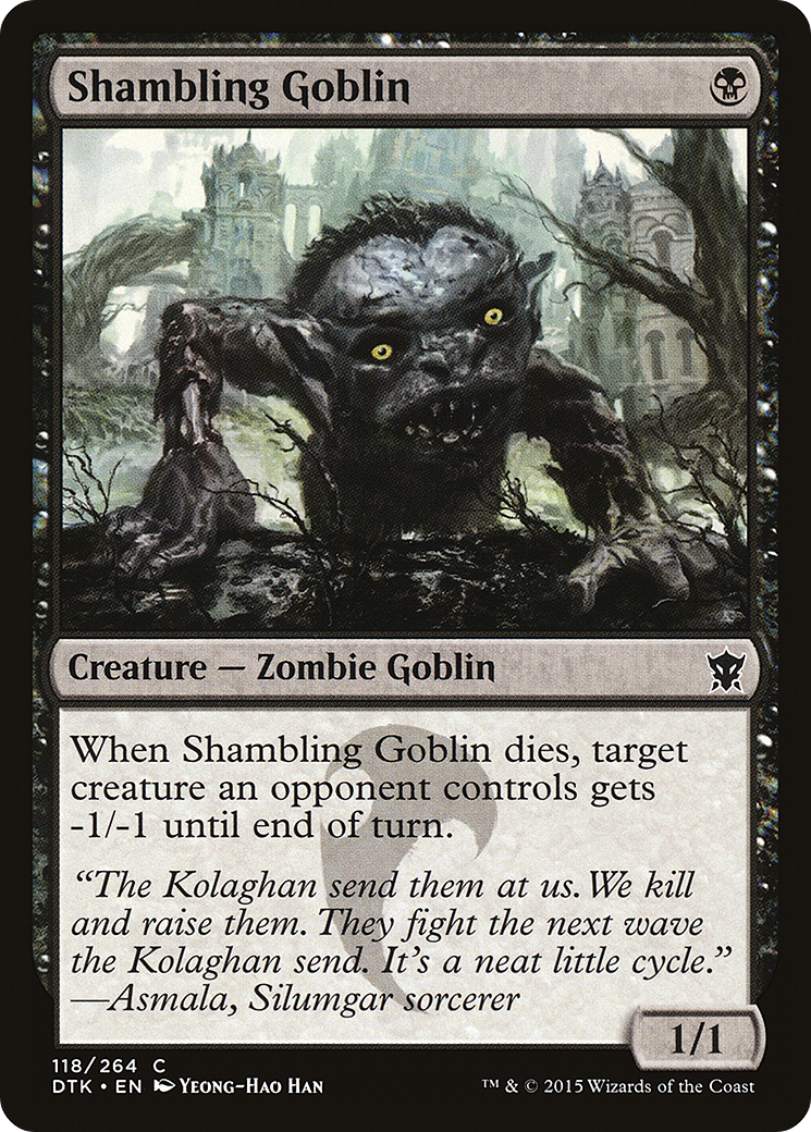 Shambling Goblin (DTK-118) [Dragons of Tarkir] MTG Single Wizards of the Coast