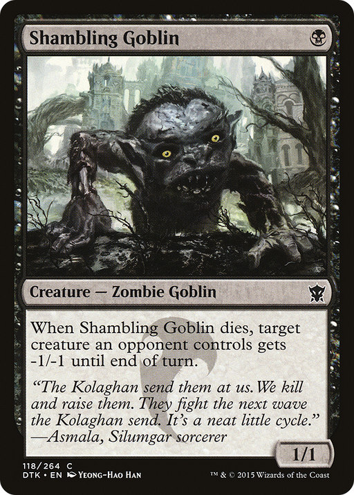 Shambling Goblin (DTK-118) [Dragons of Tarkir] MTG Single Wizards of the Coast
