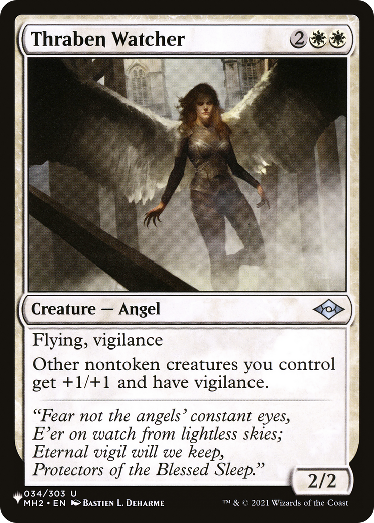 Thraben Watcher (LIST-MH2-34) [Mystery Booster] The List MTG Single Wizards of the Coast