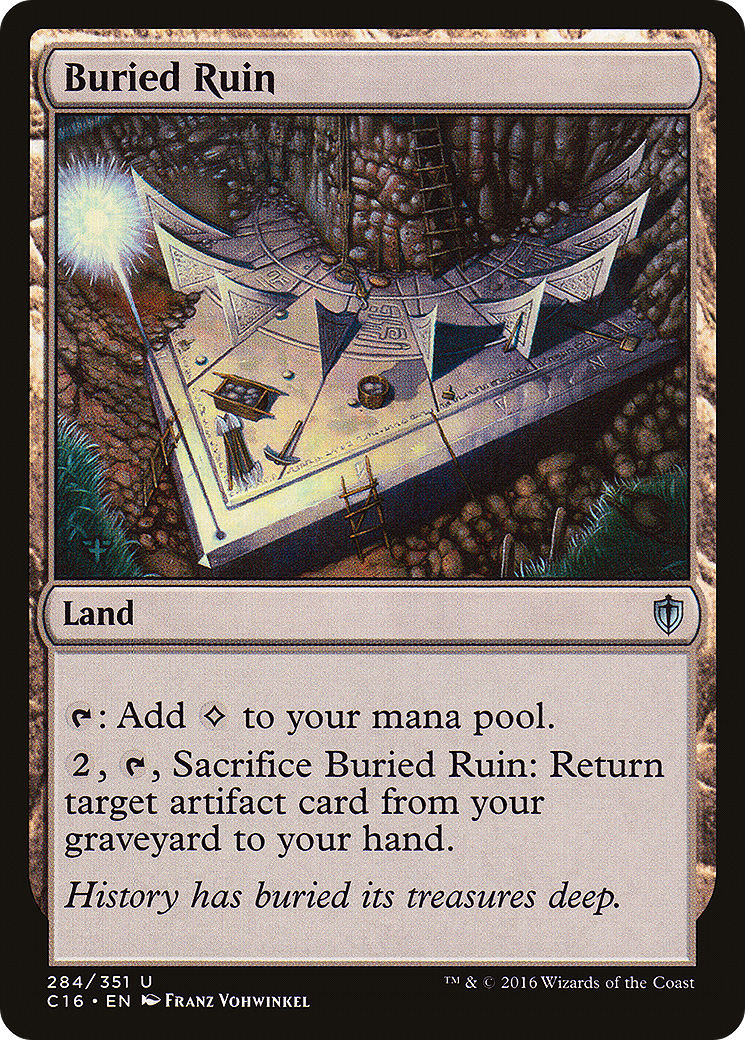 Buried Ruin (C16-284) [Commander 2016] MTG Single Wizards of the Coast