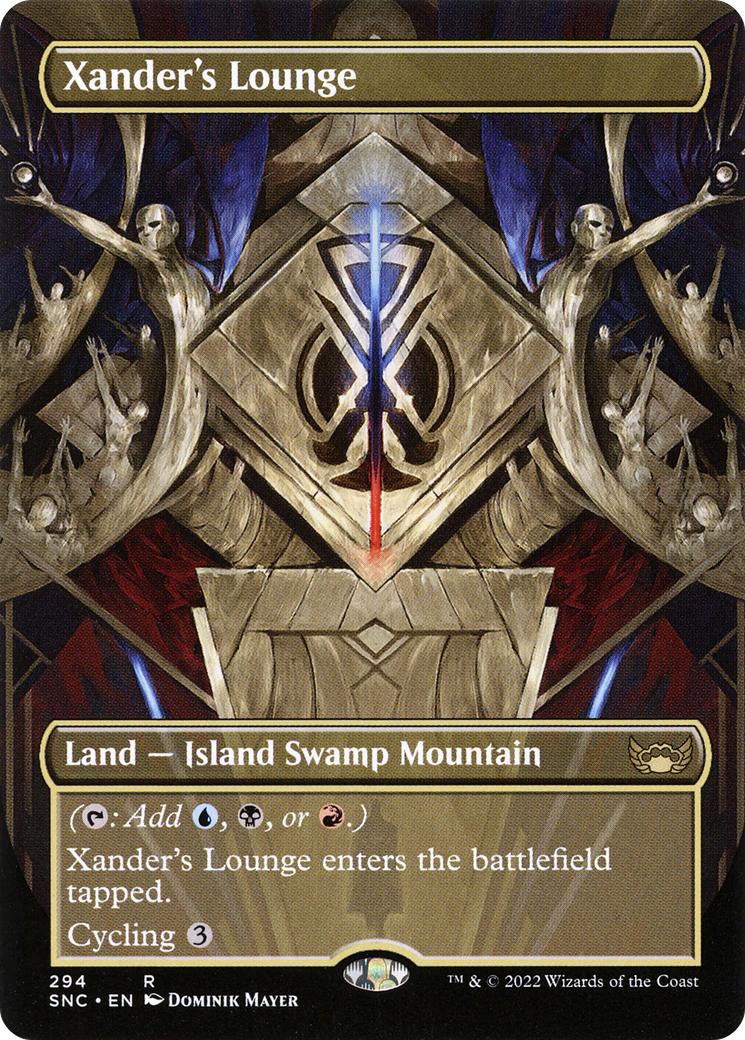 Xander's Lounge (SNC-294) [Streets of New Capenna] (Borderless) Foil MTG Single Wizards of the Coast