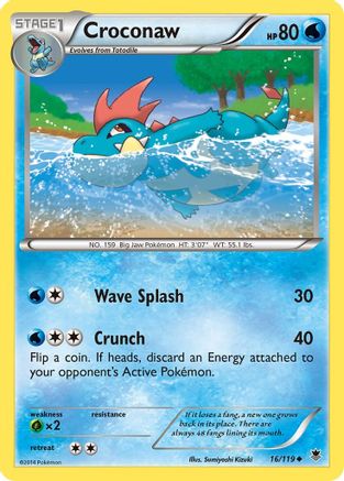 Croconaw (/119) [XY: Phantom Forces] Pokemon Single Pokémon