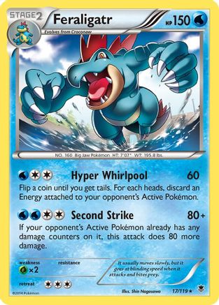 Feraligatr (17/119) Holofoil [XY: Phantom Forces] Pokemon Single Pokémon