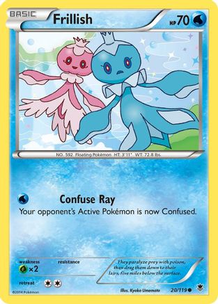 Frillish (20/119) [XY: Phantom Forces] Pokemon Single Pokémon