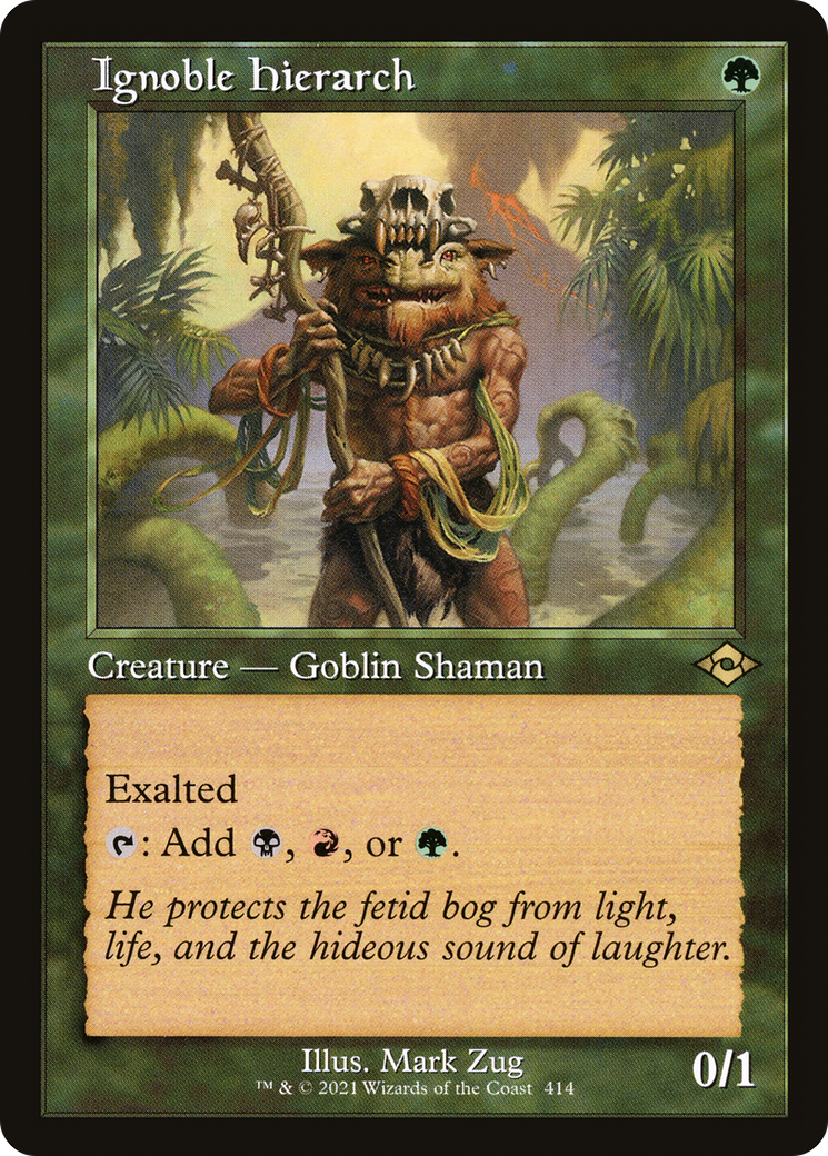 Ignoble Hierarch (MH2-414) [Modern Horizons 2] MTG Single Wizards of the Coast