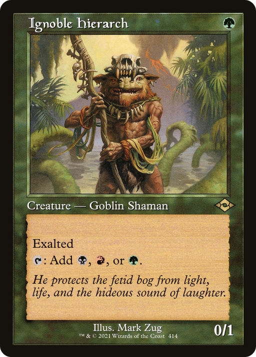 Ignoble Hierarch (MH2-414) [Modern Horizons 2] MTG Single Wizards of the Coast