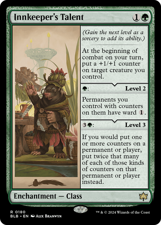 Innkeeper's Talent (BLB-180) [Bloomburrow] MTG Single Wizards of the Coast