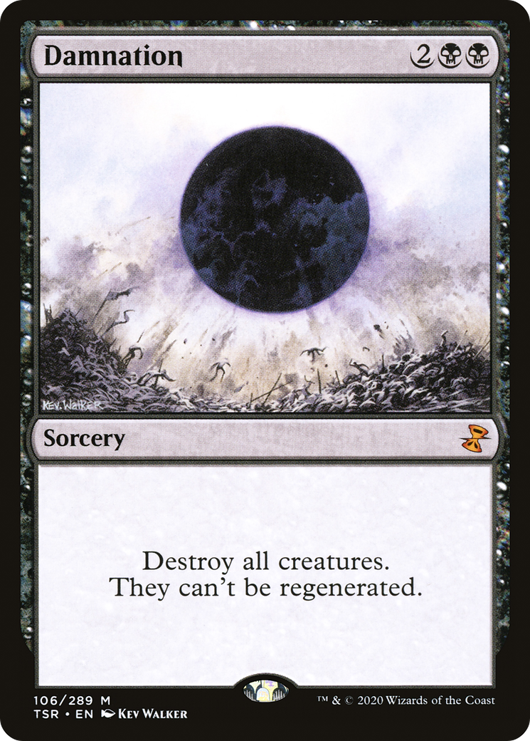 Damnation (TSR-106) [Time Spiral Remastered] MTG Single Wizards of the Coast